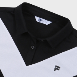Fila Golf V-cut Női T-shirt Fekete | HU-68091